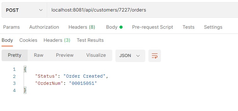 API POST Response