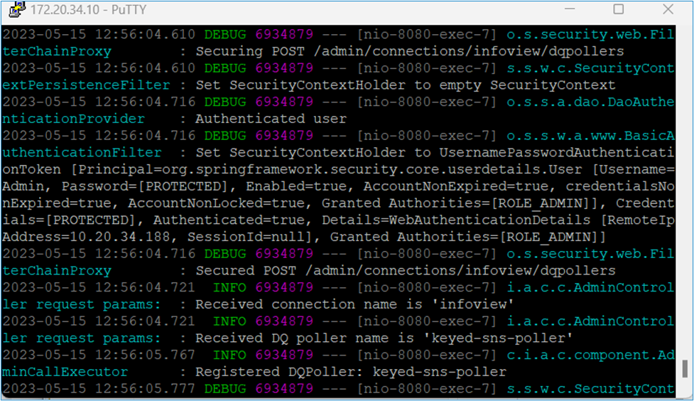 InfoConnect Hub IBMi Deployment Putty