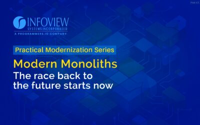 Modern Monoliths–The race back to the future starts now