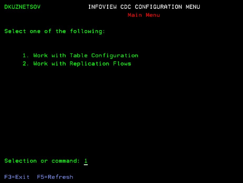 Infoview-CDC-Config-Menu