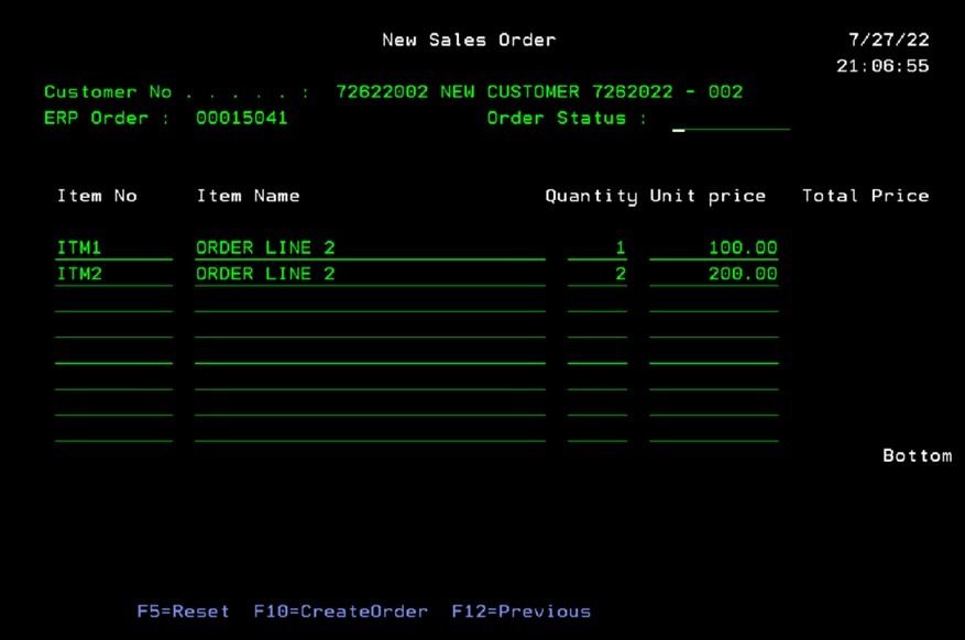New-Sales-Order-Screen
