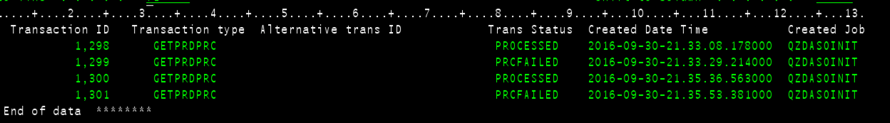 IBM i Business Logic API with Mule-API configTransform Message