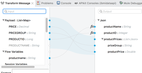 ibm-i-data-api-with-mule-Transform Message2