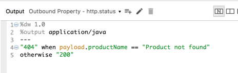 output-transform message